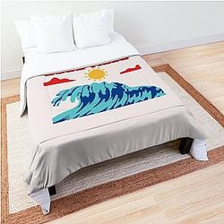 High Tides Good Vibes Comforter