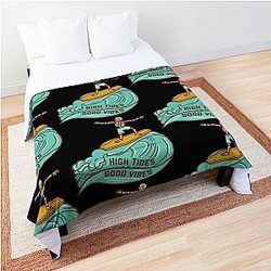High Tides Good Vibes Comforter