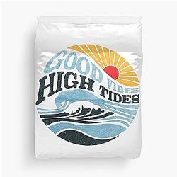 Good Vibes High Tide Duvet Cover