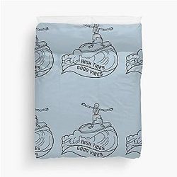 High Tides Good Vibes Duvet Cover