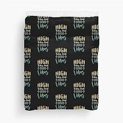 High Tides Good Vibes Duvet Cover