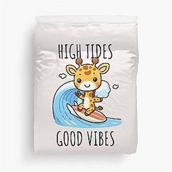 High Tides Giraffe Duvet Cover