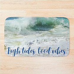 High Tides Good Vibes Bath Mat