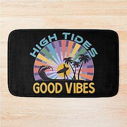 High Tides and Boho Sunset Bath Mat
