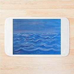 High Tides and Good Vibe Bath Mat