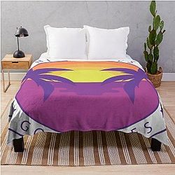High Tides And Good Vibes Throw Blanket