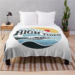 Good Vibes High Tide Throw Blanket