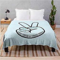 High Tides Vsco Vibes Throw Blanket