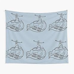 High Tides Good Vibes Design Tapestry