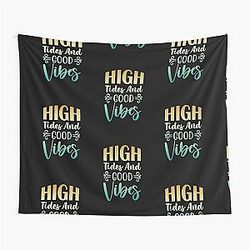 High Tides Good Vibes Tapestry