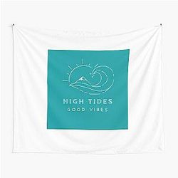 High Tides Good Vibes Tapestry