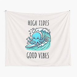 High Tides Octopus Tapestry
