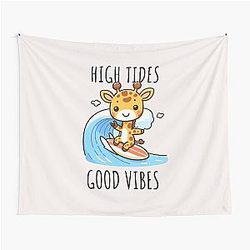 High Tides Giraffe Tapestry