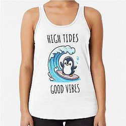 High Penguin Racerback Tank Top