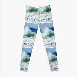 High Tides Good Vibes Leggings