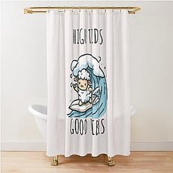 High Tides Sheep Shower Curtain