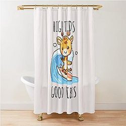 High Tides Giraffe Shower Curtain