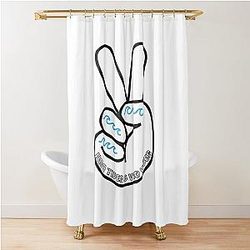 High Tides & Vsco Vibes Shower Curtain