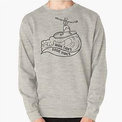 High Tide Good Vibrations Design Pullover Sweatshirt