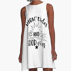 High Tides A Line Dress