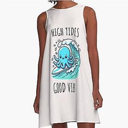 High Tides Octopus Dress
