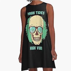 High Tides A-Line Dress