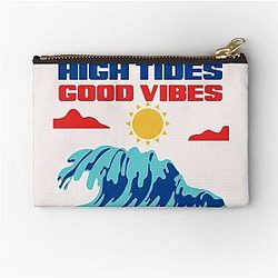 High Tides Good Vibes Pouch