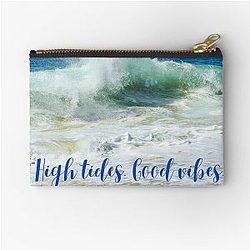 High Tides Good Vibes Pouch