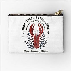 High Tides Butter Vibes Snazzy Lobster Funny Seafood Design Summer Pouch