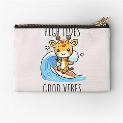 High Tides Giraffe Zipper Pouch