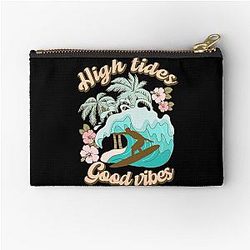 High Tides Good Vibes Pouch
