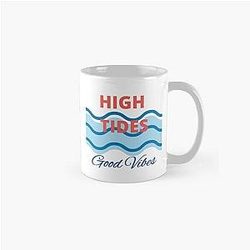 High Tides Good Vibes - Tropical Beach Life Classic Mug