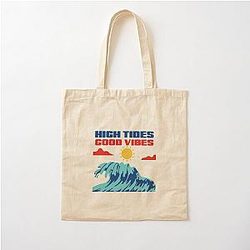 High Tide Cotton Tote Bag