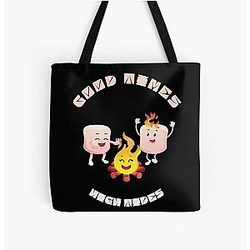 Good Times High Tides All Over Print Tote Bag