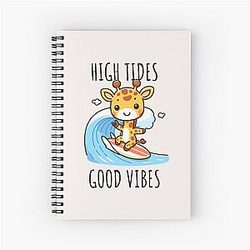 High Tides Giraffe Notebook