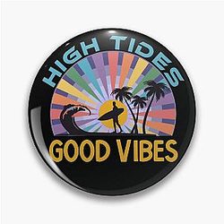 High Tides and Boho Sunset Pin