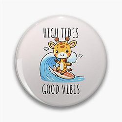 High Tides Giraffe Pin