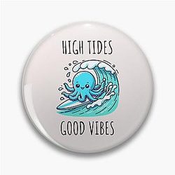 High Octopus Pin