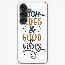 High Tides and Good Vibes Summer T-shirt Samsung Galaxy Soft Case