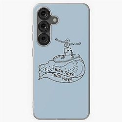 High Tides Good Vibrations Design Samsung Galaxy Soft Case