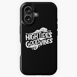 High Tides Minimal Surf Vibe iPhone Tough Case