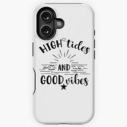 High Tides and Good Vibes iPhone Case