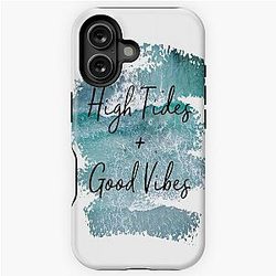 High Tides Good Vibes iPhone Case