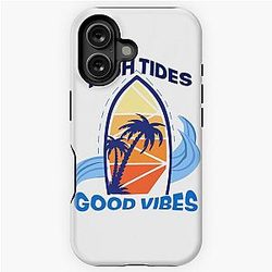 HIGH TIDES GOOD VIBES iPhone Tough Case