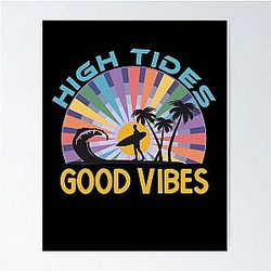 High Tides and Boho Sunset Poster
