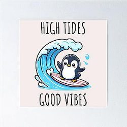 High Pinguin Tides Poster