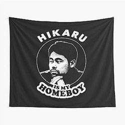 Hikaru ある 私の Homeboy Funny Chess Memes のために ファン の Hikaru Nakamura タペストリー