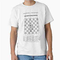 新しい挑戦者 Hikaru Nakamura Gukesh Dommaraju Infamous Chess クラシック Tシャツ