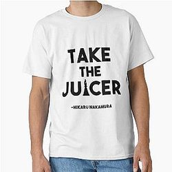 ジューサーを取る Hikaru Nakamura チェス クラシック T シャツ