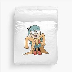 Hilda In Cute Yellow Coat Duvet Cover